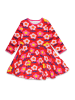 Toby Tiger Kleid in Rot/ Bunt