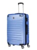Geographical Norway 5tlg. Hardcase-Trolleyset "Shock" in Blau