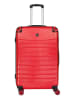 Geographical Norway 3-delige hardcase-trolleyset "Shock" rood