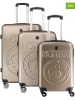 Geographical Norway 3-delige hardcase-trolleyset "Stanislaseo" beige