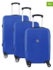 Geographical Norway 3tlg. Hardcase-Trolleyset "Sunlighteo" in Blau