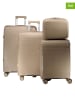 Geographical Norway 4-delige hardcase-trolleyset "Solvable" beige