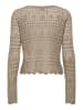 JDY Pullover "Sun" in Taupe