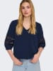 JDY Bluse "Hannah" in Dunkelblau