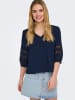 JDY Blouse "Hannah" donkerblauw