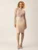 APART Sukienka w kolorze beżowym