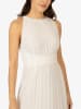 APART Plisseekleid in Creme