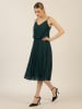 APART Plisseekleid in Dunkelgrün