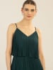 APART Plisseekleid in Dunkelgrün