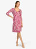 APART Kleid in Pink/ Weiß