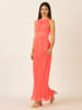 APART Plisseekleid in Orange