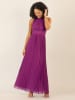 APART Plisseekleid in Lila in Lila
