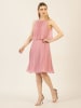 APART Plisseekleid in Rosa