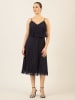 APART Plisseekleid in Dunkelblau