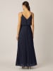 APART Plisseekleid in Dunkelblau