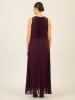 APART Plisseekleid in Aubergine