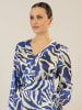 APART Kleid in Blau/ Weiß
