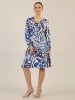 APART Kleid in Blau/ Weiß