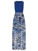 APART Kleid in Blau/ Weiß