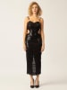 APART Paillettenkleid in Schwarz