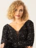 APART Paillettenkleid in Schwarz