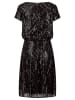 APART Paillettenkleid in Schwarz