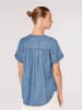Apricot Bluse in Blau