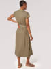 Apricot Kleid in Khaki