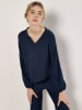 Apricot Bluse in Dunkelblau