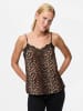 Pieces Top "Pctiffany" in Hellbraun/ Beige