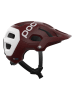 POC Kask rowerowy "Tectal Race MIPS" w kolorze bordowo-białym