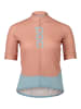 POC Koszulka kolarska "Essential Road" w kolorze jasnoróżowo-błękitnym