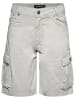 Blue Effect Cargoshorts in Grau