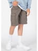 Blue Effect Cargoshorts in Grau