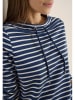 Cecil Sweatshirt in Dunkelblau/ Weiß