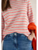 Cecil Longsleeve beige/oranje/wit