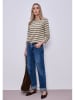 Street One Trui taupe/wit