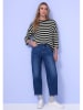 Street One Trui donkerblauw/wit