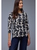 Street One Longsleeve donkerblauw/wit