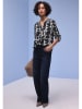 Street One Blouse donkerblauw/wit