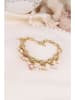 L'Atelier de Gaia Vergulde armband met parels
