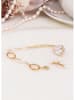 L'Atelier de Gaia Vergulde armband met parels