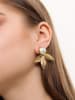L'Atelier de Gaia Vergold. Ohrstecker mit Perlen