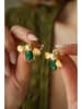 L'Atelier de Gaia Vergold. Ohrstecker mit Edelsteinen