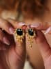 L'Atelier de Gaia Vergold. Ohrstecker mit Edelsteinen