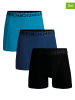 Muchachomalo 3-delige set: boxershorts zwart/donkerblauw/blauw