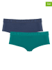 Muchachomalo 2-delige set: hipsters donkerblauw/turquoise