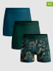 Muchachomalo 3-delige set: boxershorts blauw/donkergroen