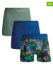 Muchachomalo 3er-Set: Boxershorts in Blau/ Mint