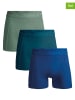 Muchachomalo 3-delige set: boxershorts blauw/petrol/mintgroen